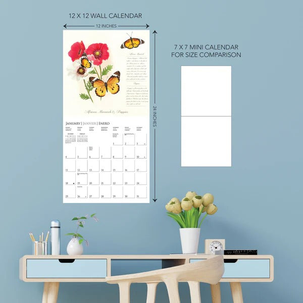 Butterflies 12 x 12 Wall Calendar