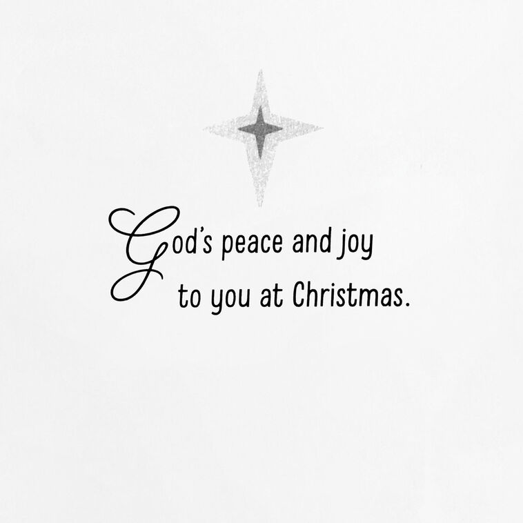 Peace and Joy Bethlehem Scene Boxed Christmas Cards, Pack of 16
