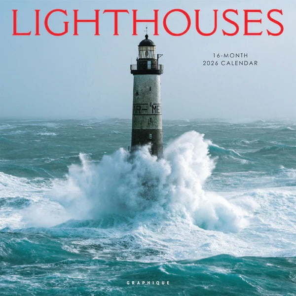 Lighthouses 12 x 12 Wall Calendar