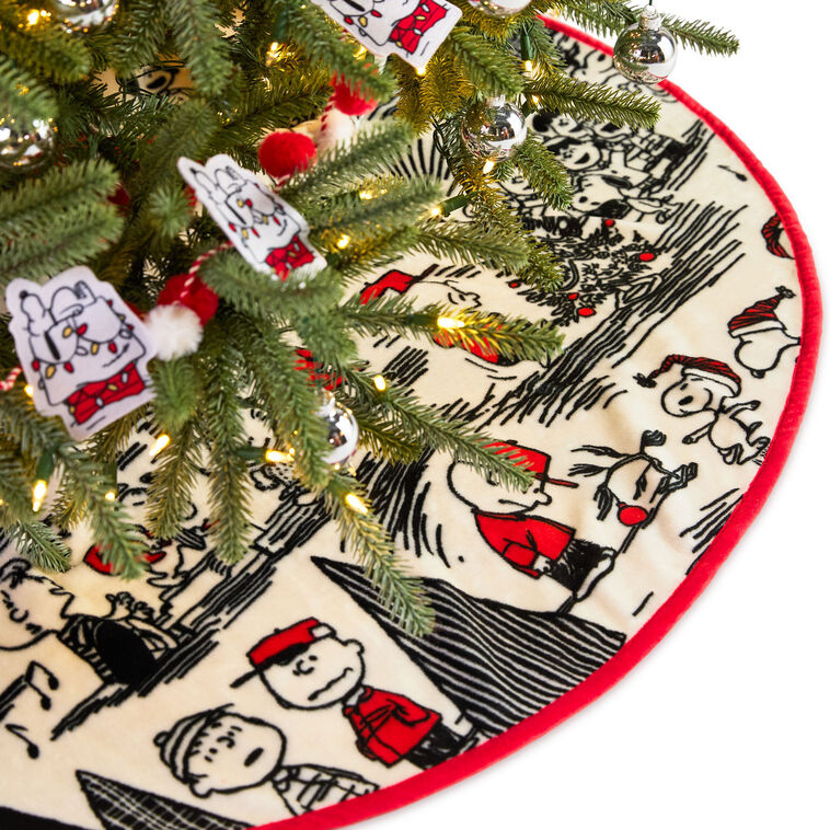 Peanuts® Fabric Hallmark Tree Skirt, 48"