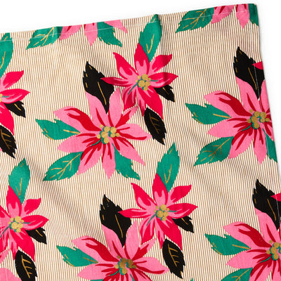 Lacey Chabert Collection Vibrant Poinsettias Tea Towel, 18x26