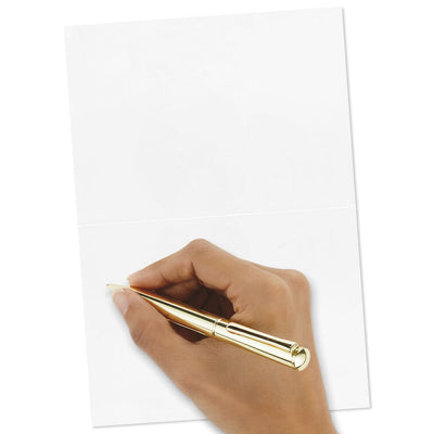 Blank thank-you notes featuring Winnie the Pooh and friends illustration, includes envelopes, linen-textured.