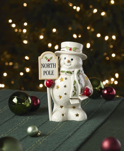 Happy Holly Days North Pole Snowman