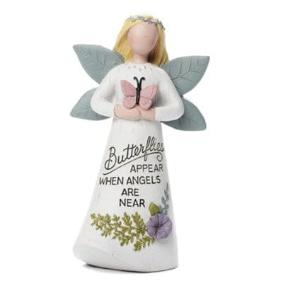 Angel With Butterfly Figurine