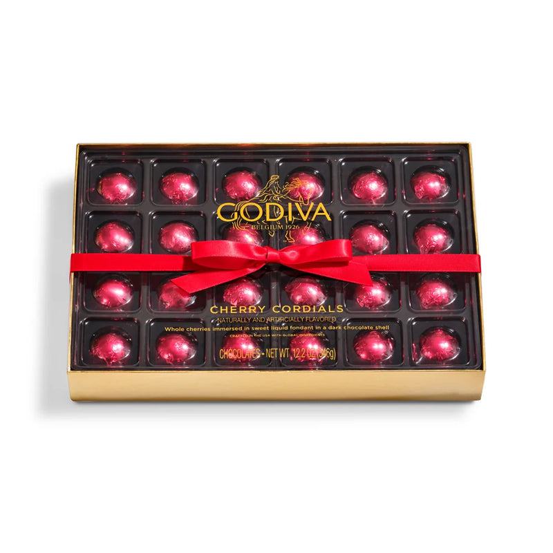 Godiva Cherry Cordial Dark Chocolate Gift Box, 24-Piece – Banner's