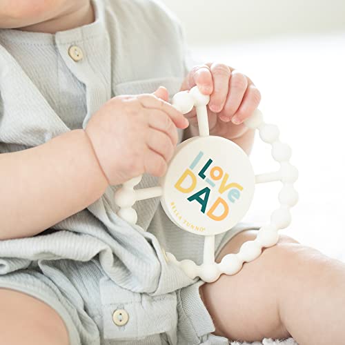 Silicone teething toy with &