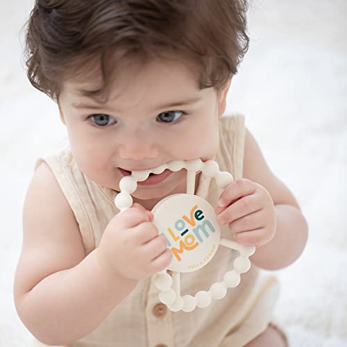 Silicone teething toy with &
