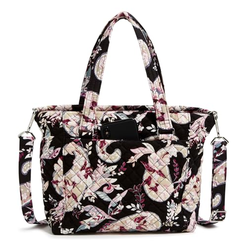 Vera Bradley Multi-Strap Shoulder Bag in Botanical Paisley recycled cotton with adjustable crossbody strap and multiple pockets
