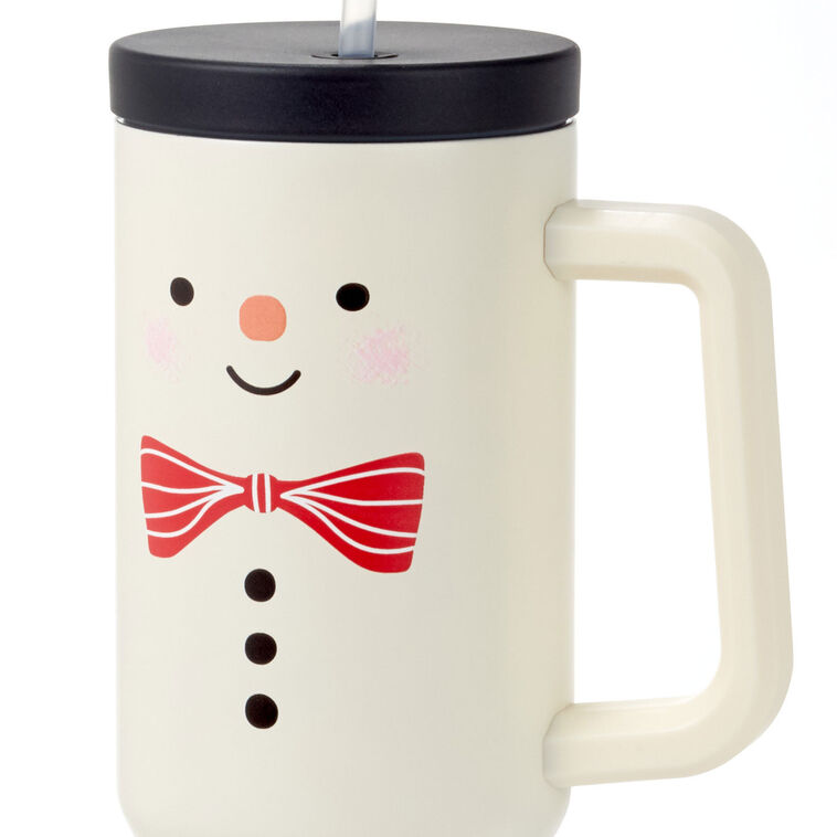 Snowman Insulated Travel Cup, 40 oz