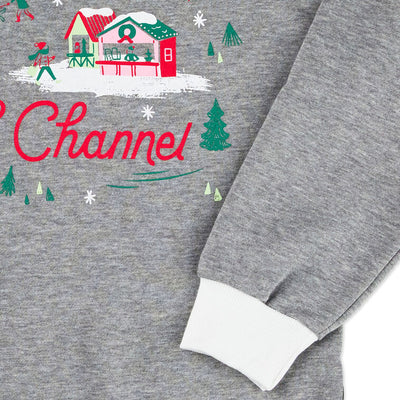 Hallmark Channel Comfy Cozy Merry Gray Sweatshirt