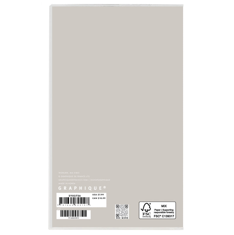 Typographic 2-Year Pocket Planner