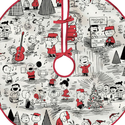 Peanuts® Fabric Hallmark Tree Skirt, 48"
