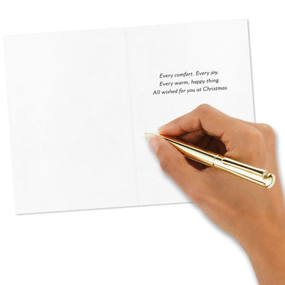 Pine and Berry Wreath Packaged Christmas Cards, Set of 5