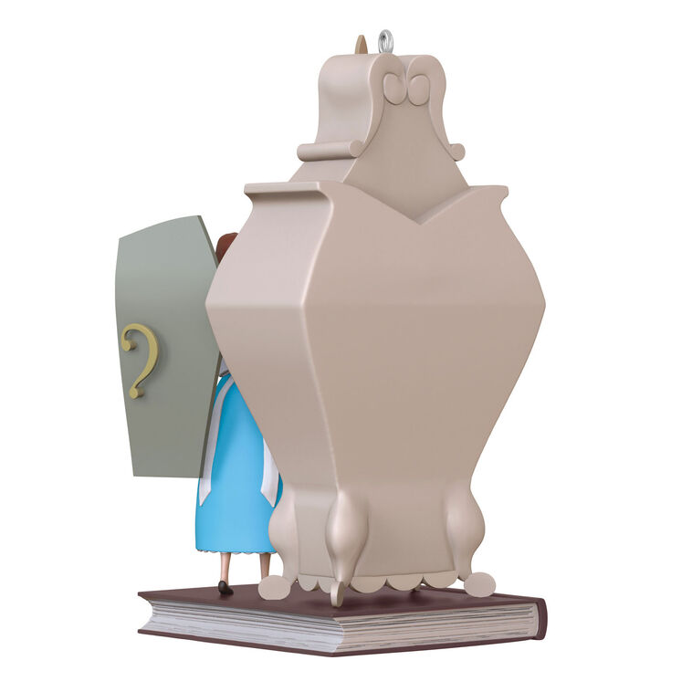 Belle Christmas ornament with open wardrobe full of dresses from Disney&