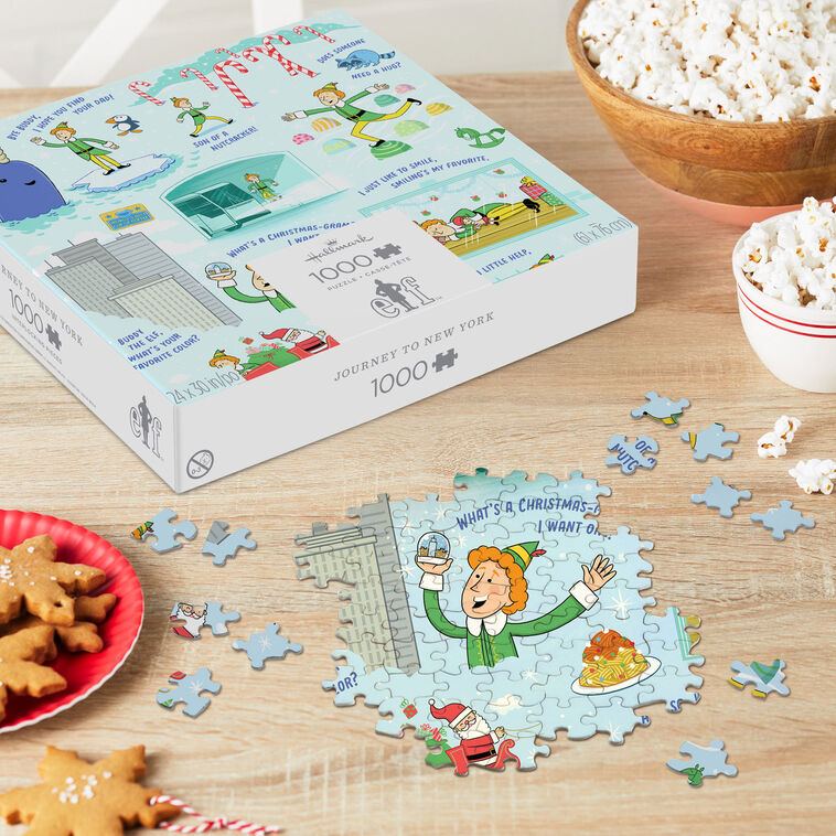 Elf Journey to New York 1000-Piece Jigsaw Puzzle