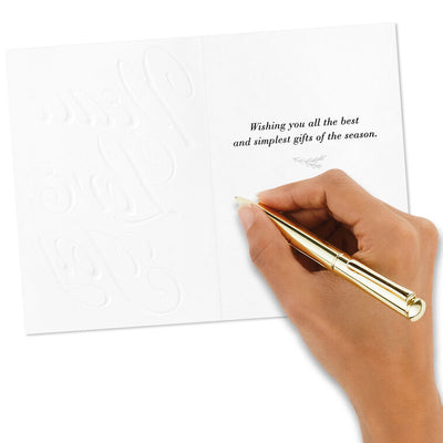 The Best and Simplest Gifts Packaged Christmas Cards, Set of 5