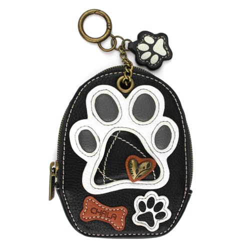 Mini Coin Purse Keychain- Paw Print