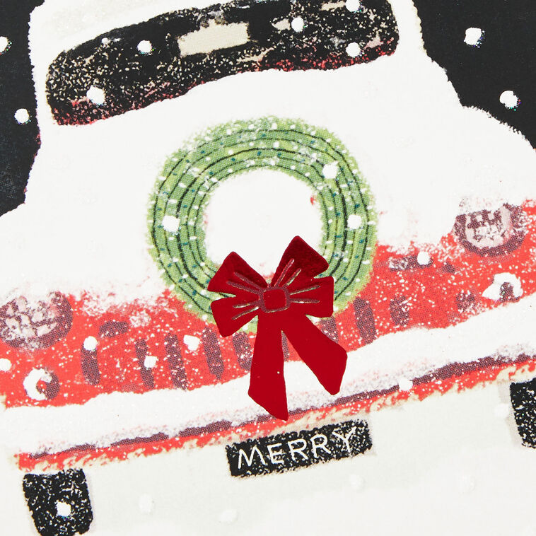 Antique Car Loaded With Gifts Boxed Christmas Cards, Pack of 16