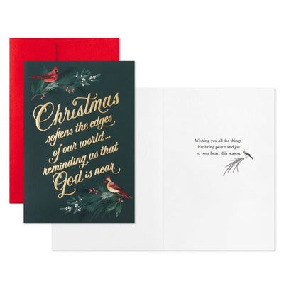 Christmas Reminds Us God Is Near Boxed Christmas Cards, Pack of 12