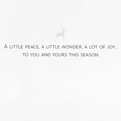 Snowy Landscape With Deer Boxed Holiday Cards, Pack of 16