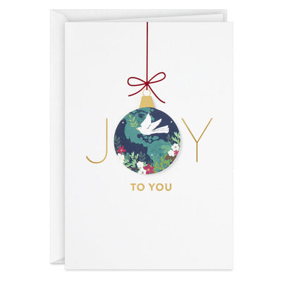 UNICEF Peaceful Earth Ornament Boxed Christmas Cards, Pack of 12