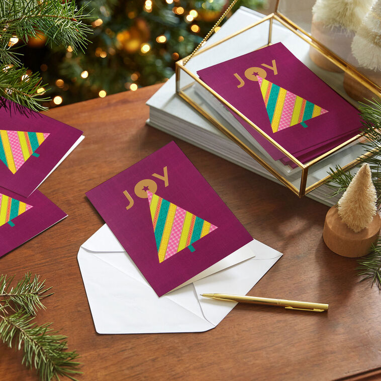 Wishing You Abundant Joy Boxed Christmas Cards, Pack of 16