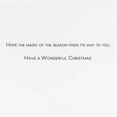 Elegant Sleigh on Red Boxed Christmas Cards, Pack of 16