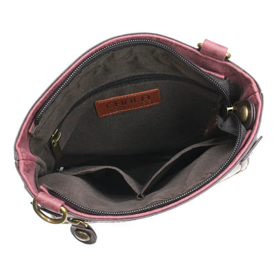 Gemini Xbody Bag- Burgundy