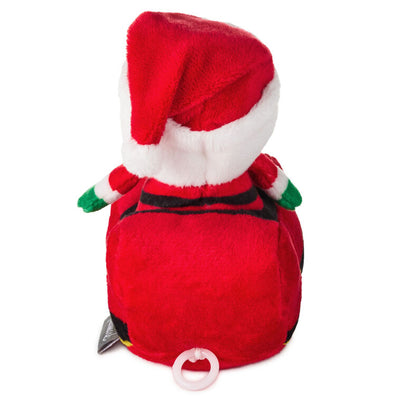 Santa in Sleigh Zip-Along Plush Toy