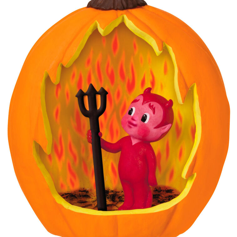 Halloween ornament with jack-o&