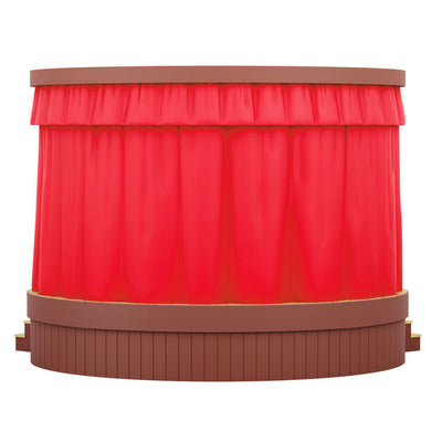Peanuts tabletop Christmas decoration featuring Charlie Brown and friends on stage with lights and sound effects from A Charlie
