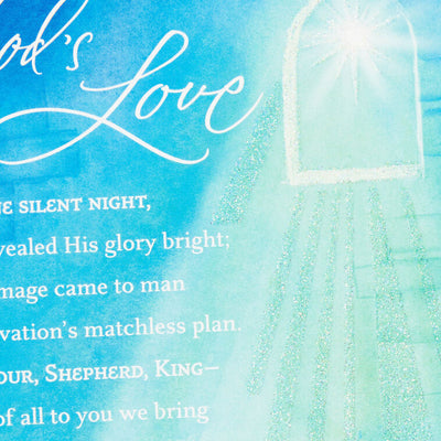 God's Love Religious Boxed Christmas Cards, Pack of 16