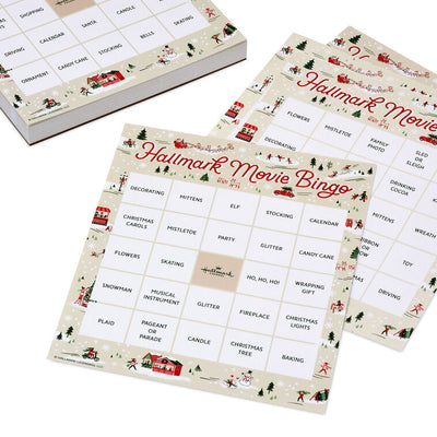 Hallmark Channel Christmas Movie Bingo Game Pad