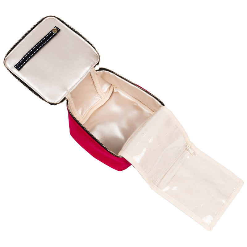 Hidden Gem Jewelry Case - Pink Velvet