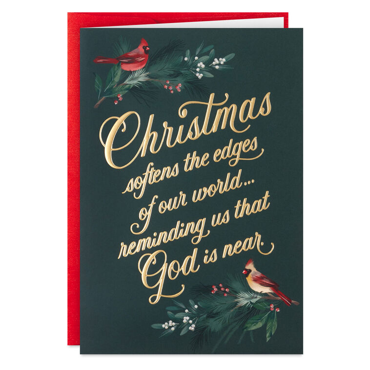 Christmas Reminds Us God Is Near Boxed Christmas Cards, Pack of 12