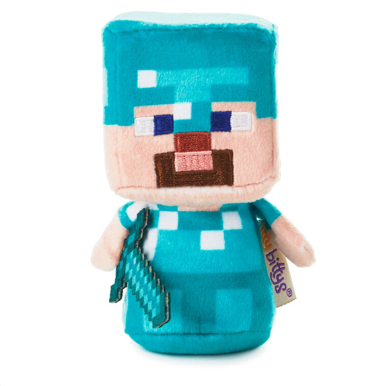 Minecraft Diamond Armor Steve Plush