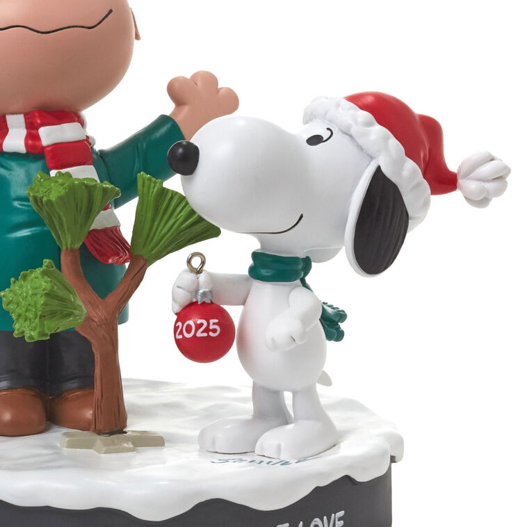Peanuts Charlie Brown and Snoopy With Tree Figurine, 5.25"