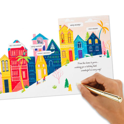UNICEF Season's Greetings Village Boxed Holiday Cards, Pack of 12