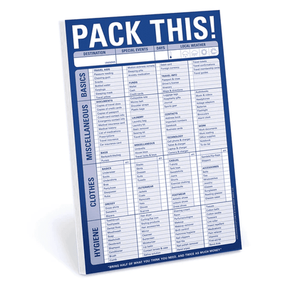 Classic Pads- Pack This! (with magnet) – Banner's Hallmark