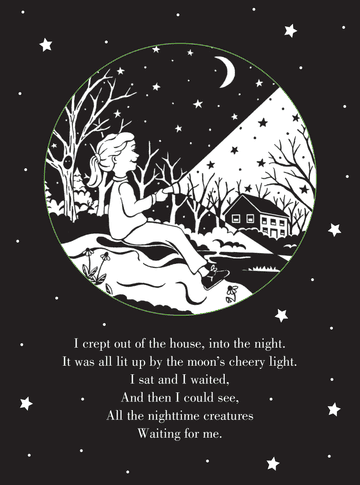 Bedtime shadow book with owl-themed rhymes; kids can shine light through pages to project images on the wall for a fun nighttime read.