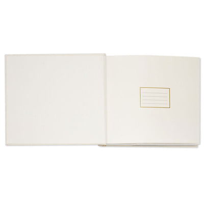 Today, Tomorrow, Always Gold on Cream Linen Photo Album
