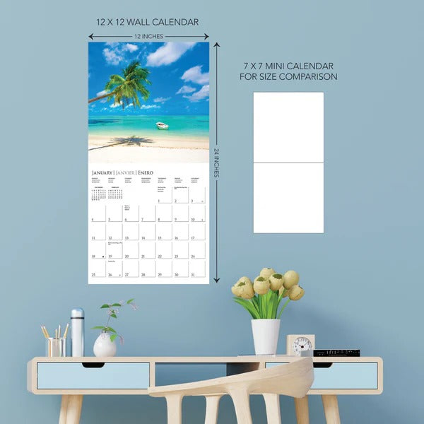 Island Paradise 12 x 12 Wall Calendar