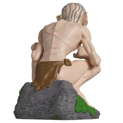 Gollum ornament, Lord of the Rings character on mossy rock, sound and motion, Hallmark Keepsake, Christmas tree decoration.