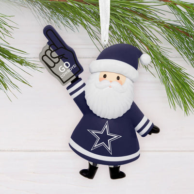 NFL Dallas Cowboys Santa Fan Hallmark Ornament