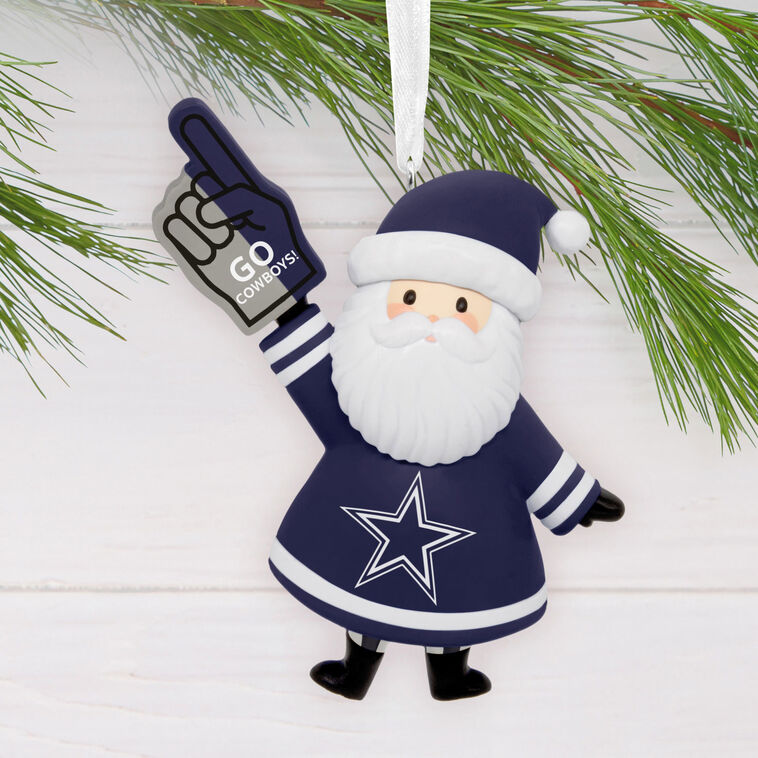 NFL Dallas Cowboys Santa Fan Hallmark Ornament