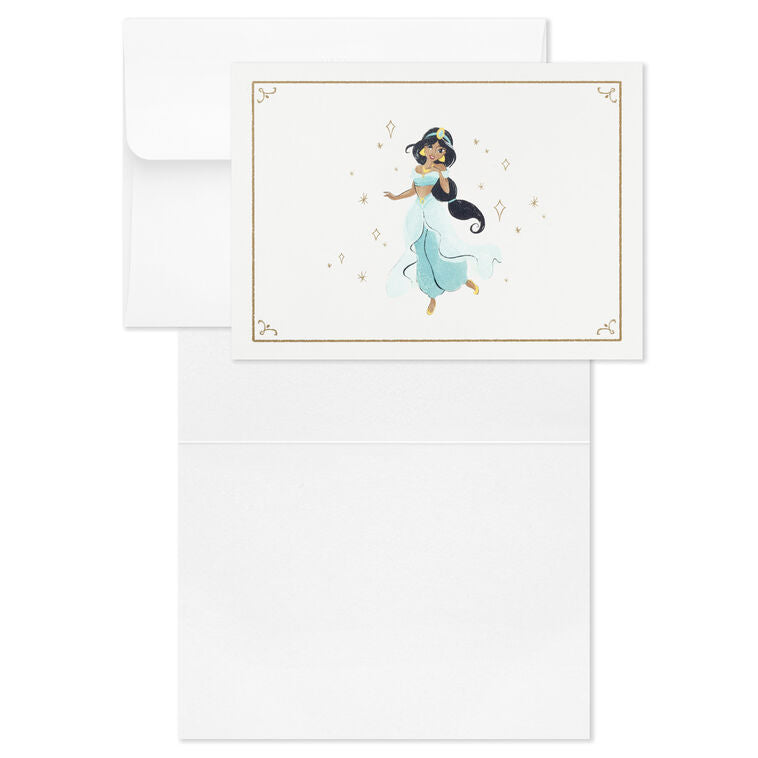 Disney Princess Assorted Boxed Blank Note Cards Multipack, Pack of 24