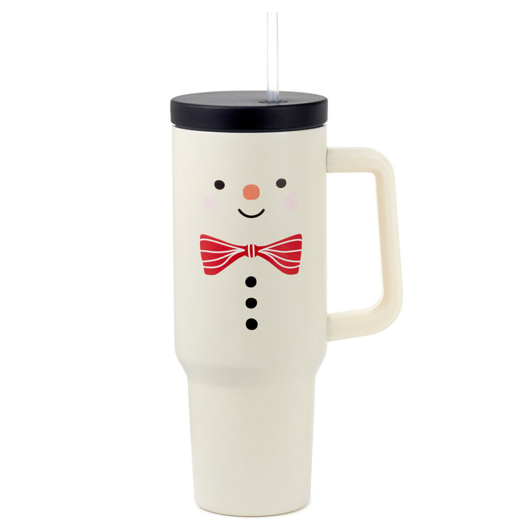 Snowman Insulated Travel Cup, 40 oz