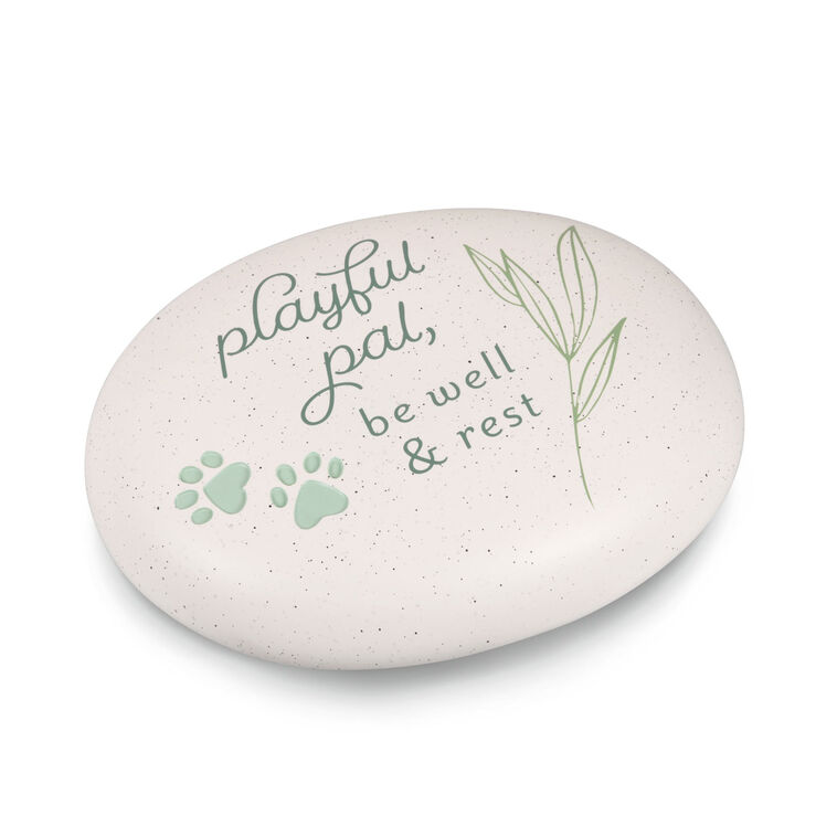 Hallmark Playful Pal Pet Memorial Garden Stone, Paw Print – Banner's ...