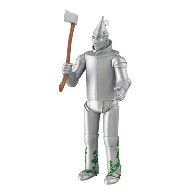 Tin Man ornament, Wizard of Oz character holding ax, silver costume, Hallmark Keepsake, Christmas tree decoration, classic movie collectible.