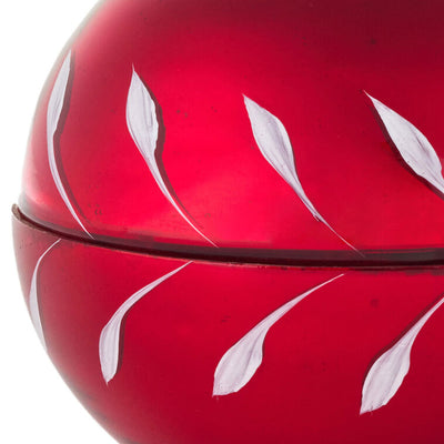 Red Glass Ball Ornament Pine-Scented Candle, 4"